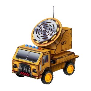 Car-Shaped Wooden Radio