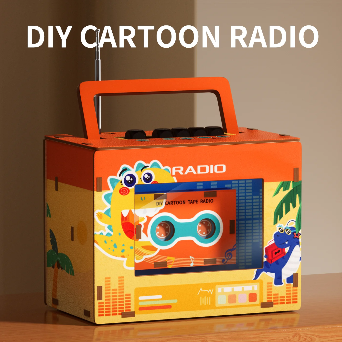 Retro Wooden Radio (1)