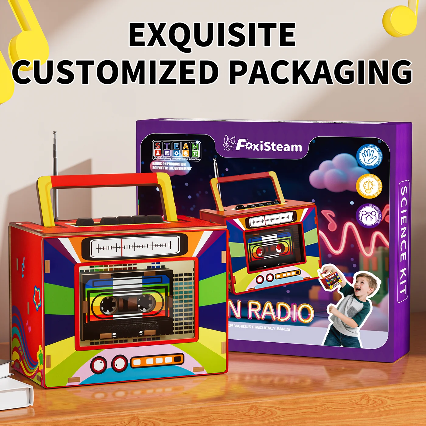 Retro Wooden Radio (2)