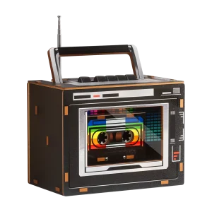 Retro Wooden Radio